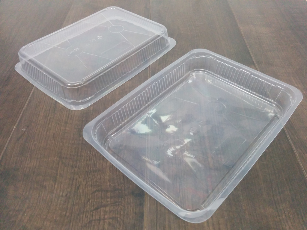 TRAY CLEAR PP 260 X 190 X 35 400/CASE