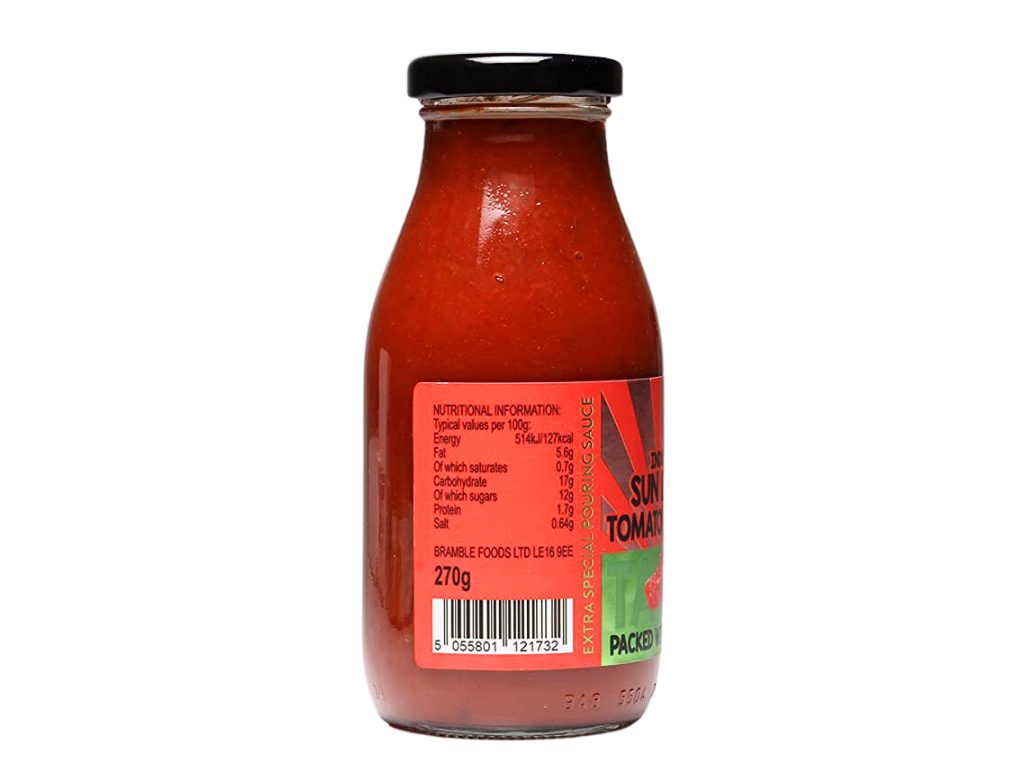 Sundried Tomato Ketchup 270G 6 Per Case