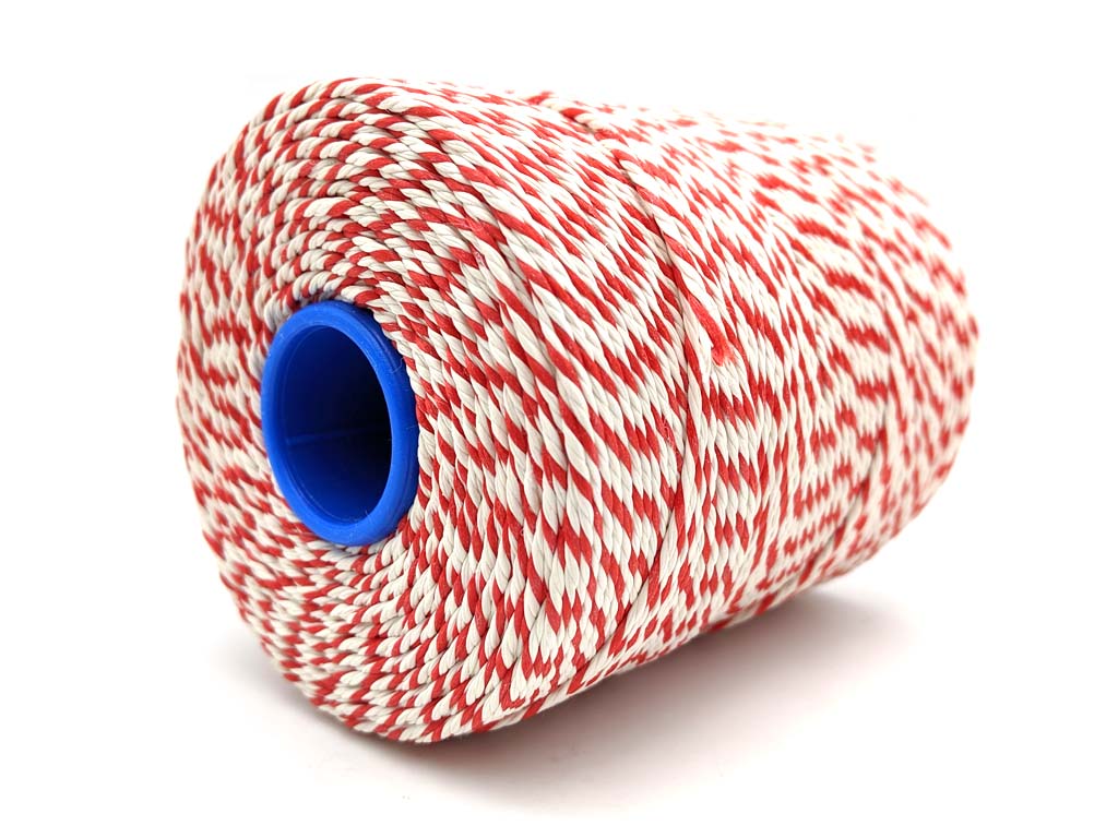 Butchers Red & White Rayon Twine String No 5