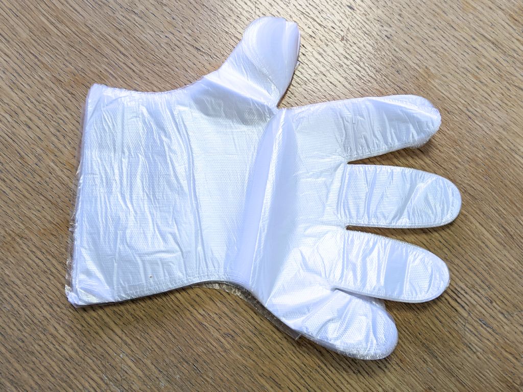 Polythene Clear Gloves Large 100/PACK
