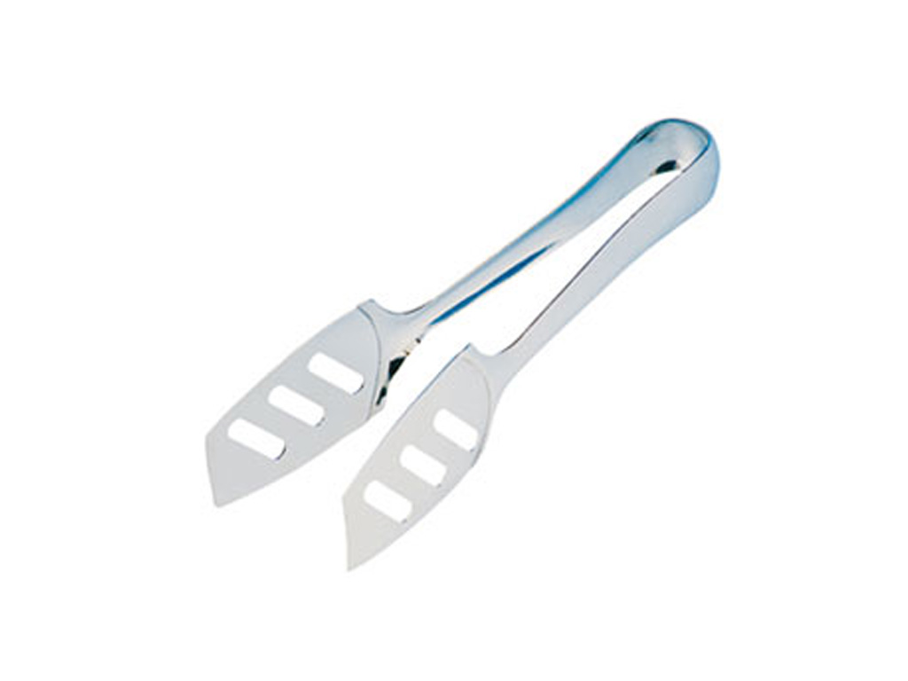 STAINLESS STEEL SLOTTED TONGS 230MM