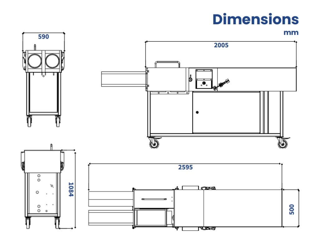 DS1200P7S High Speed Stuffer 70MM-200MM