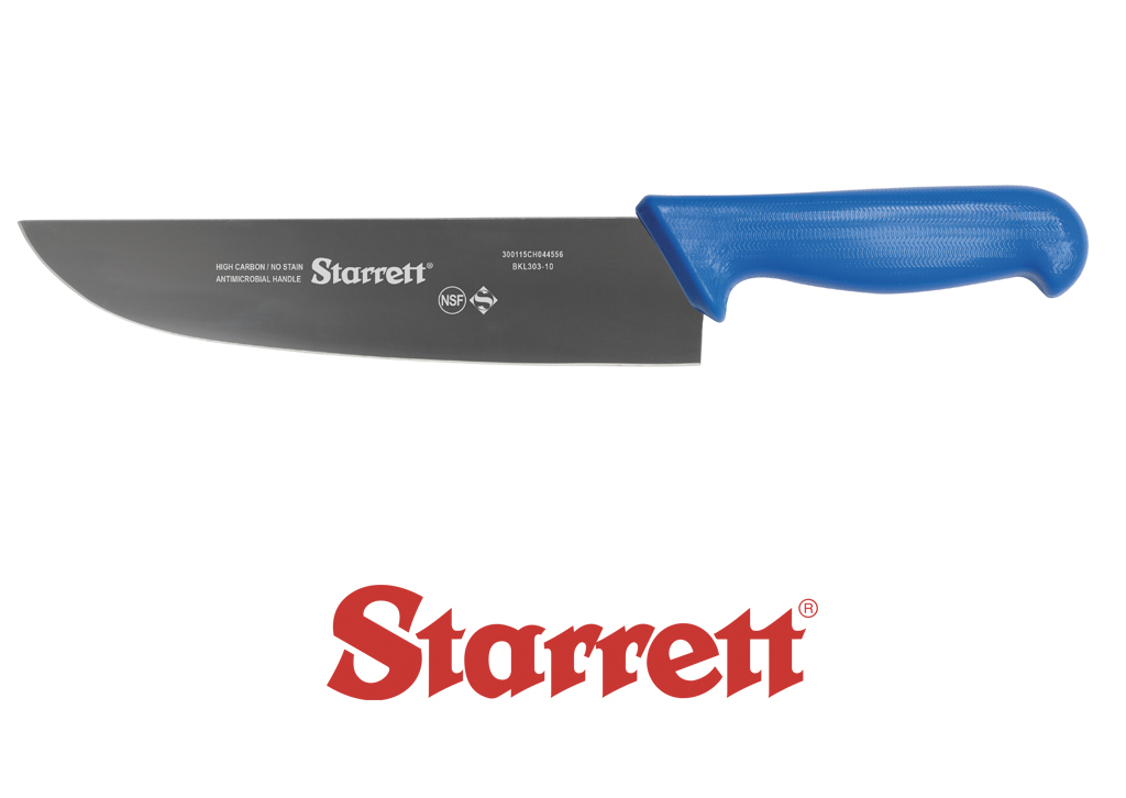 10" CHEFS KNIFE BLUE WIDE STRAIGHT