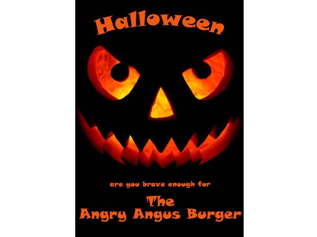 Angry Angus Burger A1 Poster