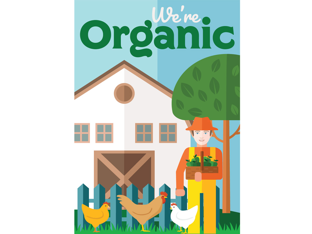 WE ARE ORGANIC POSTER
