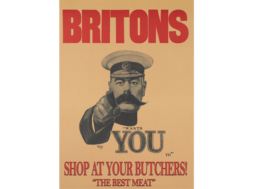 BRITONS - WANTS YOU BUTCHERS POSTER