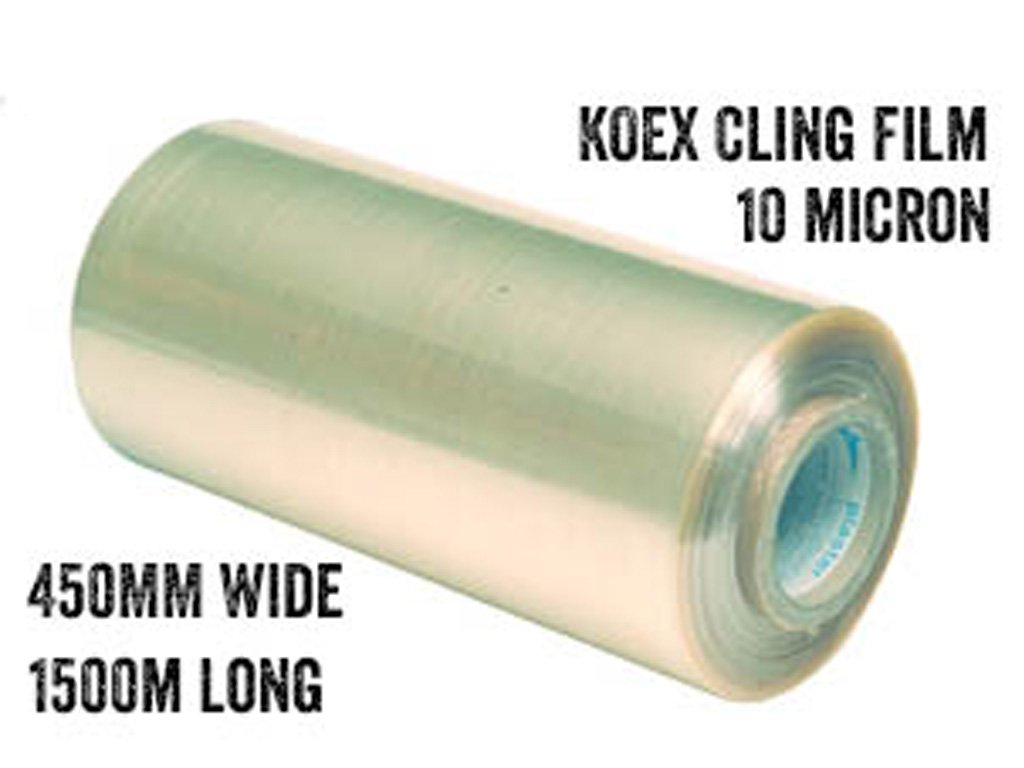 CLING FILM KOEX 450MM x 1500M 10 MICRON