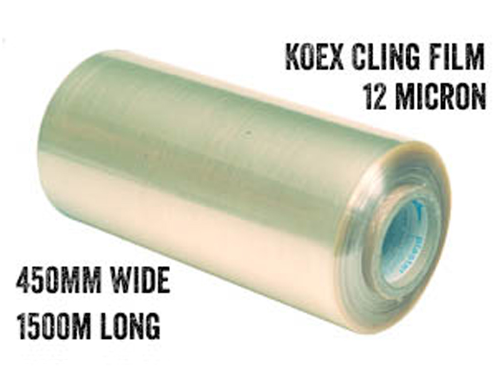 CLING FILM KOEX 450MM x 1500M 12 MICRON