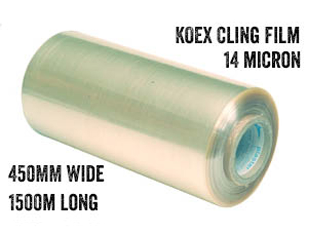 CLING FILM KOEX 450MM x 1500M 14 MICRON