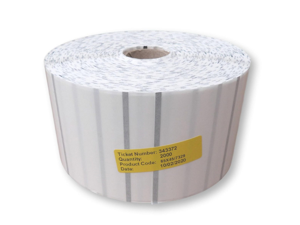 RECTANGLE CLEAR 65MM X45MM   2000/ROLL