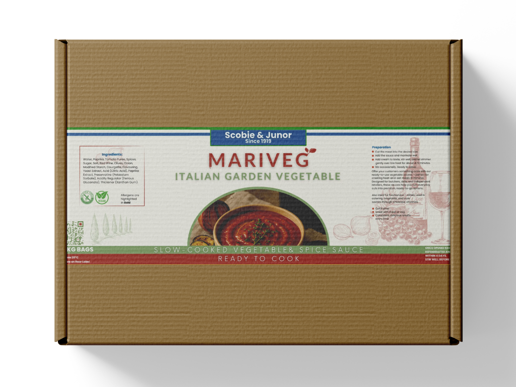 MARIVEG ITALIAN VEGETABLE 8X1KG PACKS PER BOX
