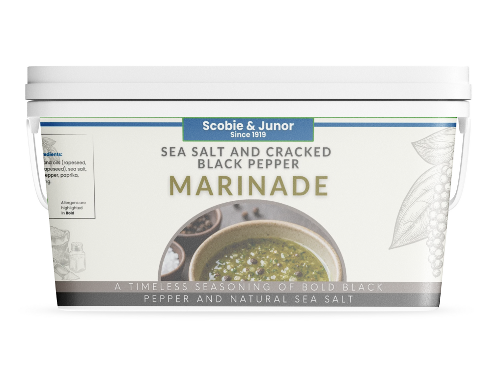 SEA SALT & CRACKED BLACK PEPPER MARINADE 3KG PAIL