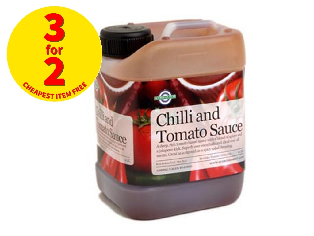 CHILLI & TOMATO SAUCE 2.5KG BOTTLE