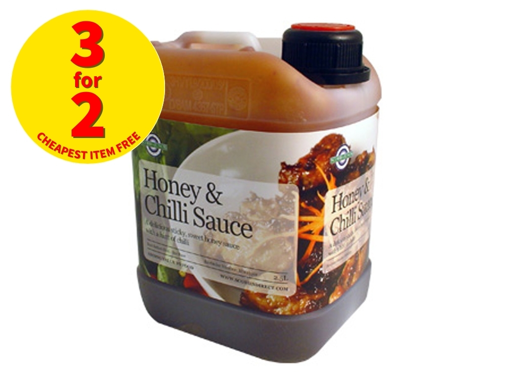 HONEY & CHILLI SAUCE 2.5KG BOTTLE