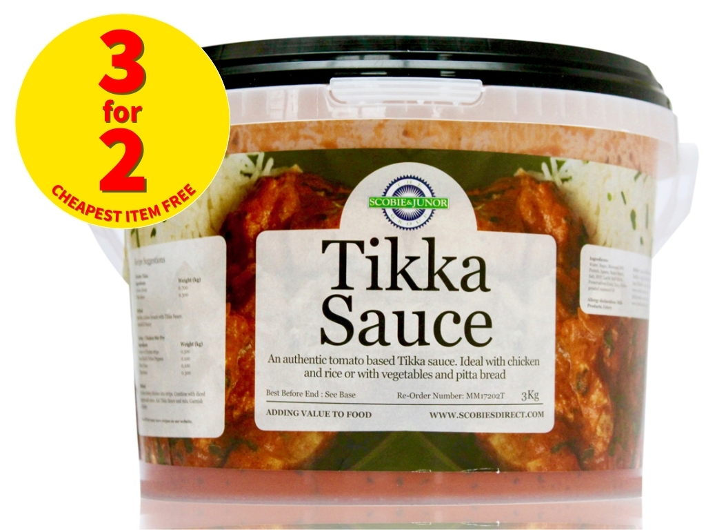 TIKKA CURRY SAUCE 3KG PAIL