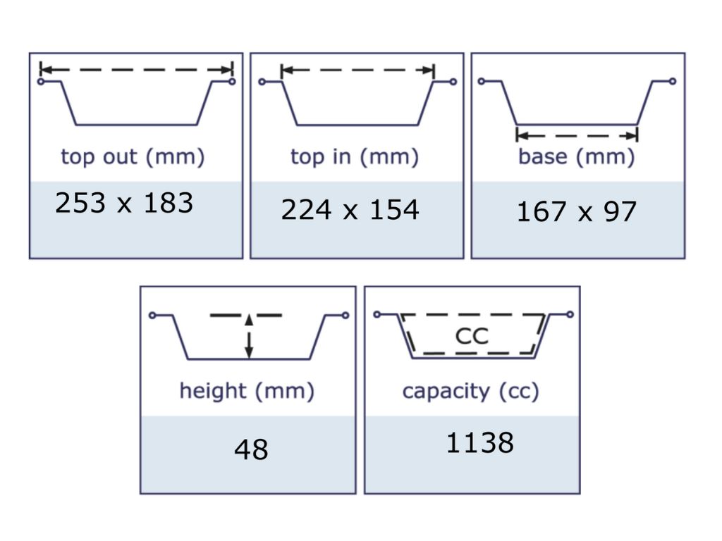 2LB Foil Pie Ashet 116/SLEEVE