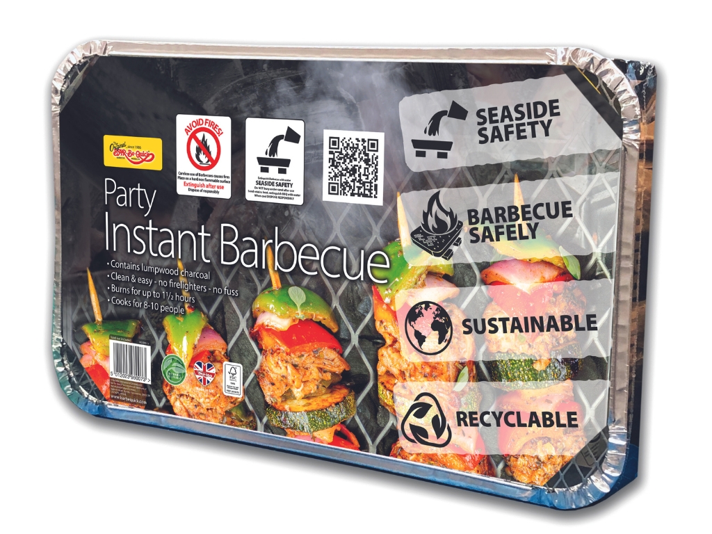 BARBECUE DISPOSABLE LARGE PARTY SIZE 6 PER CASE