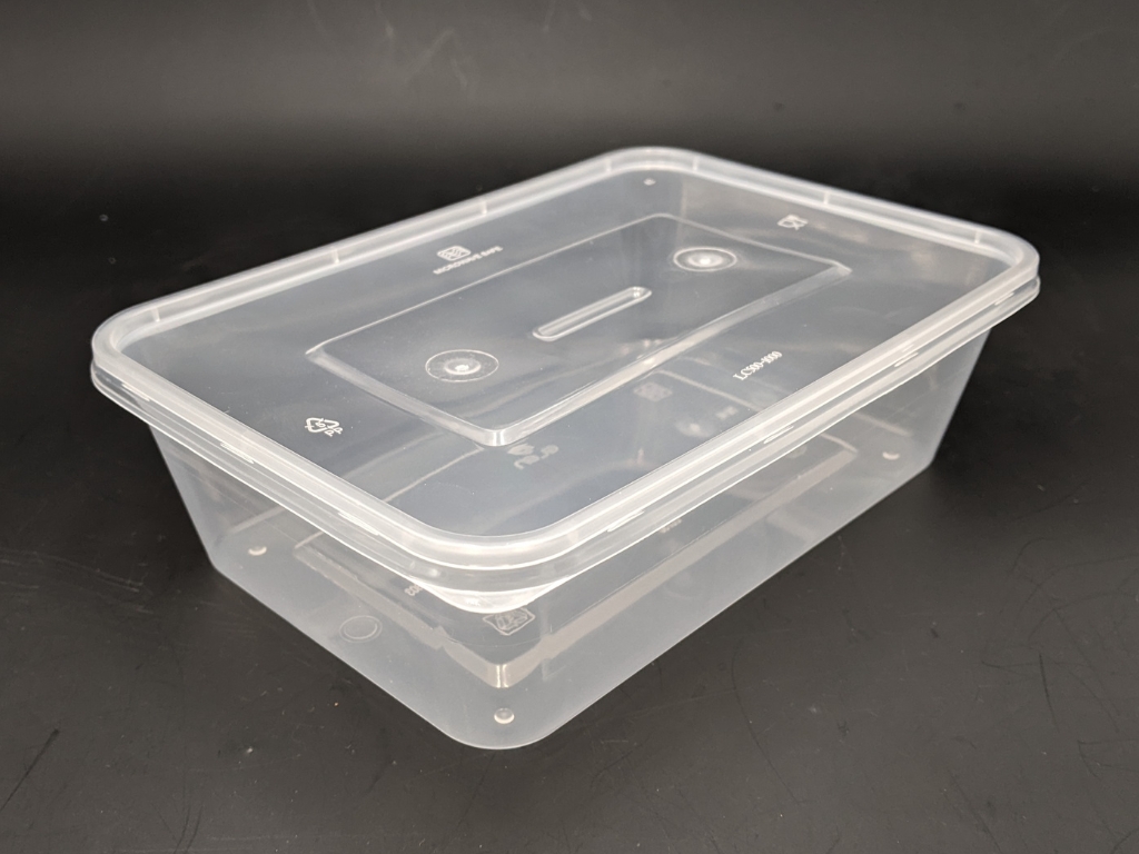 MICROWAVEABLE CONTAINER & LID 750CC  250 PER BOX