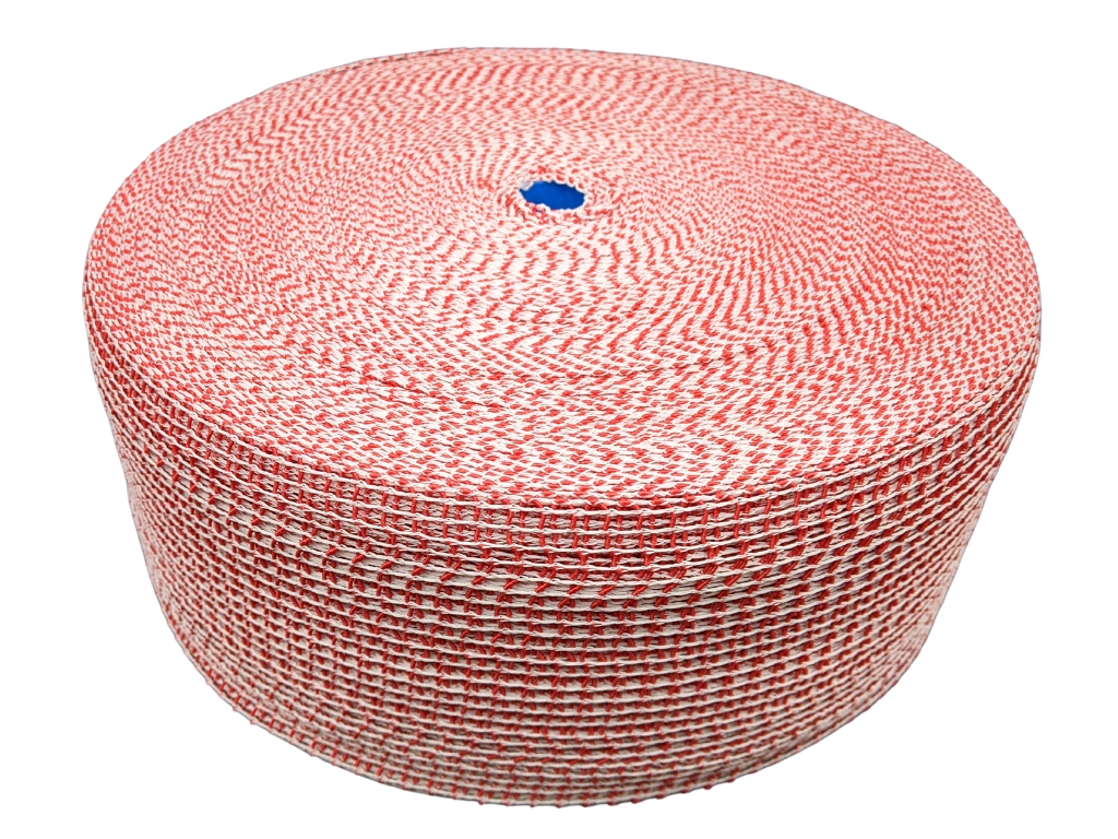 26 (9'' ) Red & White Micromesh Netting 100M