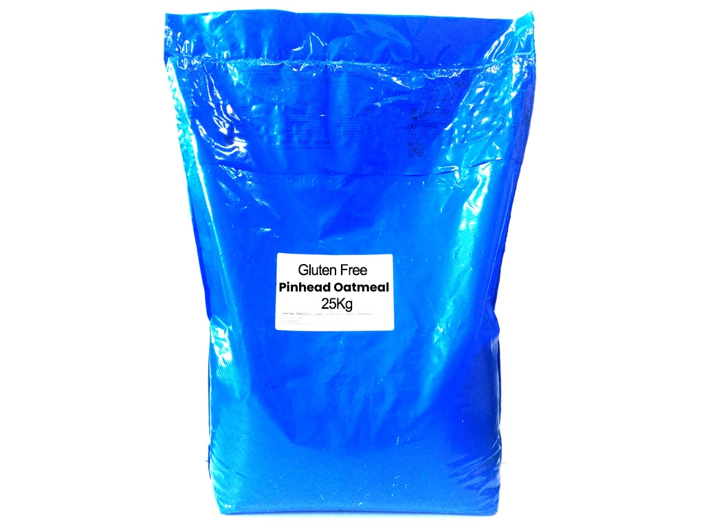 GLUTEN FREE PINHEAD OATMEAL 25KG SACK