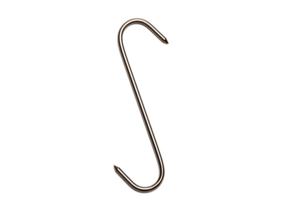 HOOKS STAINLESS STEEL 6" X 3/16" 10 PER PACKET