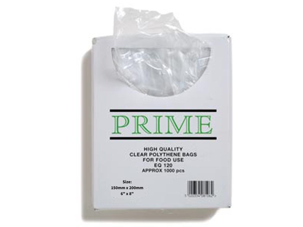 POLYTHENE BAG 6 X 8 100 GAUGE 1000 PER PACK