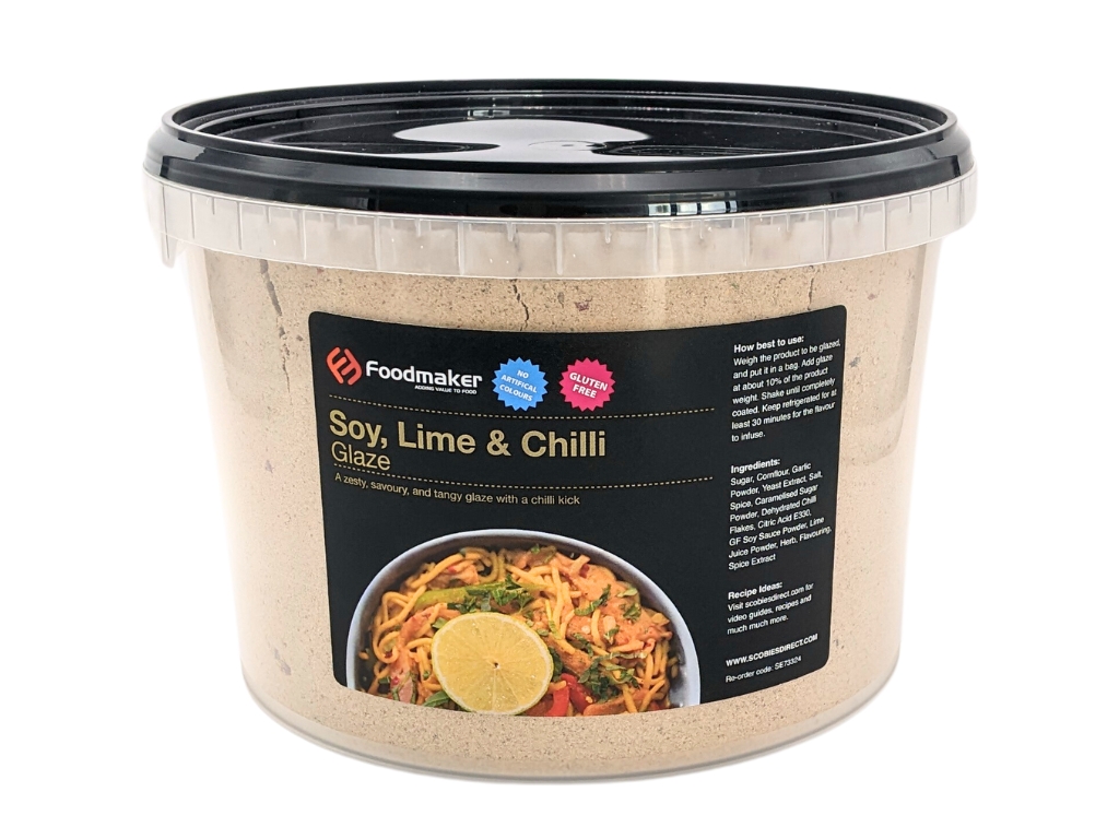 GF SOY, LIME & CHILLI GLAZE 2.5 KG PAIL