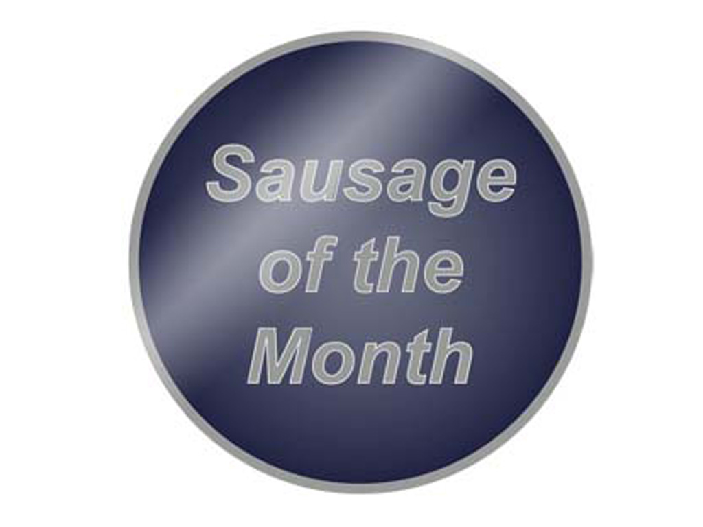 SAUSAGE OF THE MONTH LABELS 500/ROLL