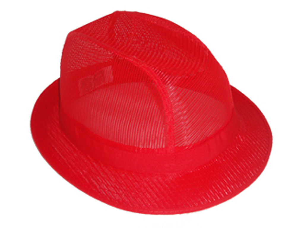 TRILBY HAT LIGHTWEIGHT RED EXTRA LARGE