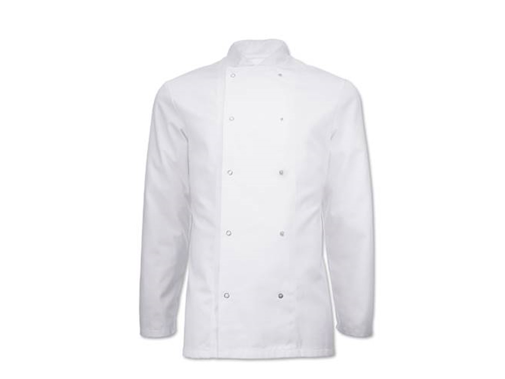 CHEFS JACKET LONG SLEEVE WHITE COTTON 92CM CHEST