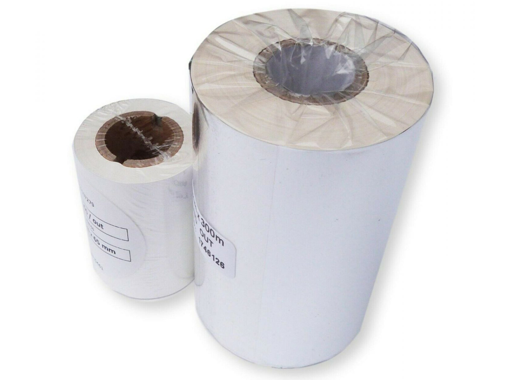 WHITE THERMAL INK RIBBON 110MM X 300MM