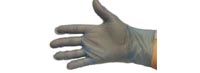 Powdered Vinyl Blue Glove